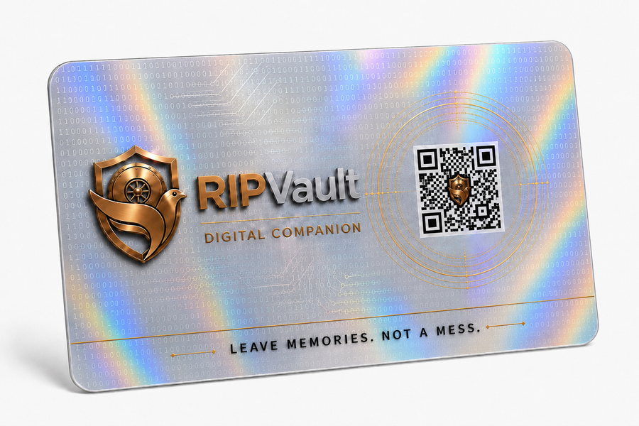 RIPVault Digital Companion™ — Secure Digital Vault & Password Keeper