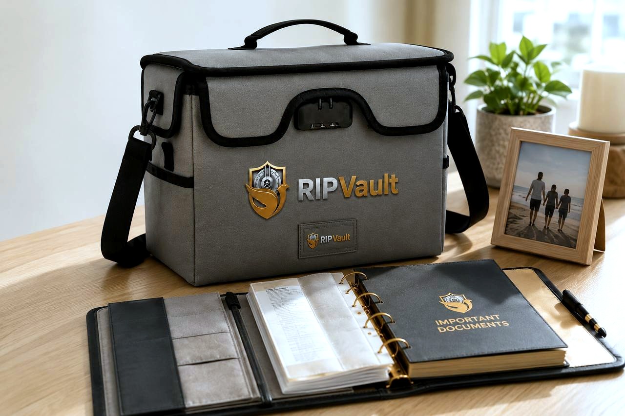 RIPVault bag with picture frame